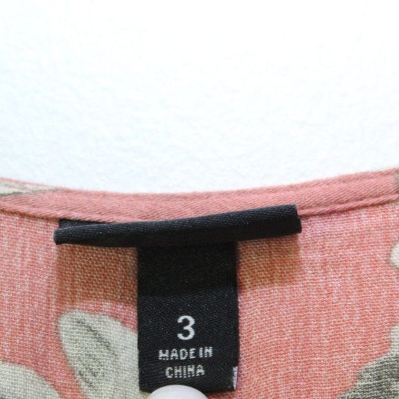 Torrid Dusty Coral Floral Crinkle Gauze Crochet Babydoll Top Size 3 3X H13239 - Picture 7 of 12